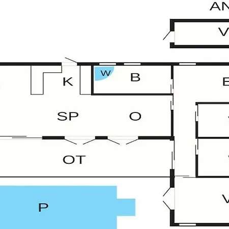 10-person In Rodvig Stevns Holiday home Lund (Stevns)